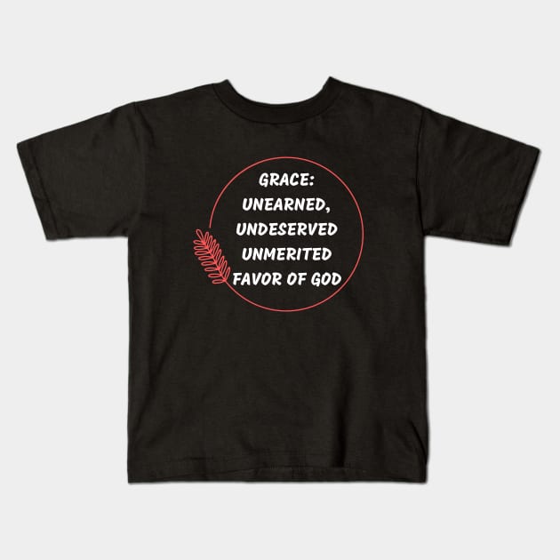 Grace | Christian Kids T-Shirt by All Things Gospel